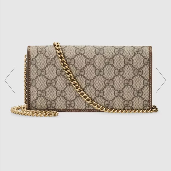 GUCCI HORSEBIT 1955 WALLET WITH CHAIN - Picture 13 of 14